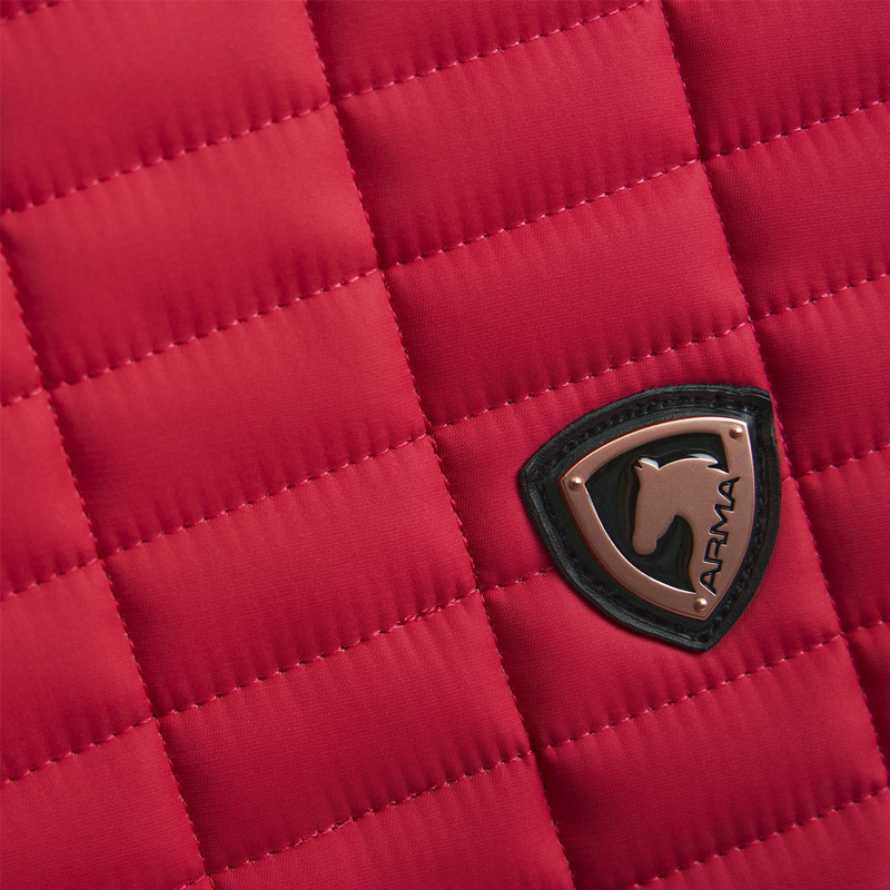 Shires ARMA Classic Jump Saddlecloth - Coral-2