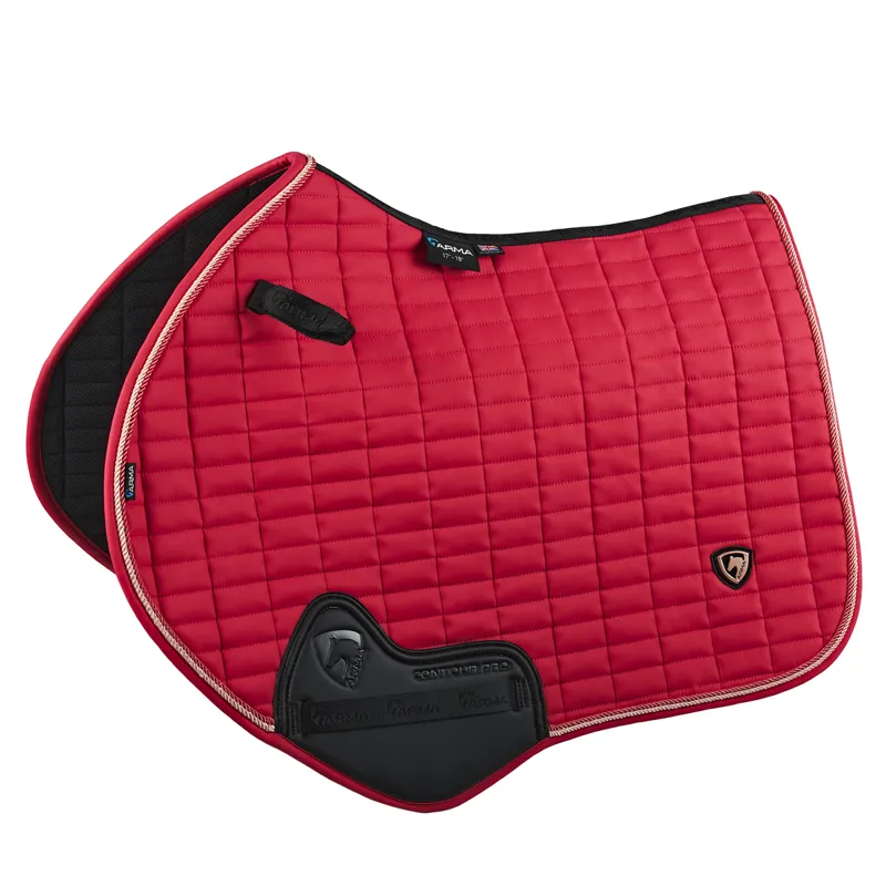 Shires ARMA Classic Jump Saddlecloth - Coral