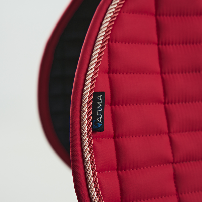 Shires ARMA Classic Jump Saddlecloth - Coral-1