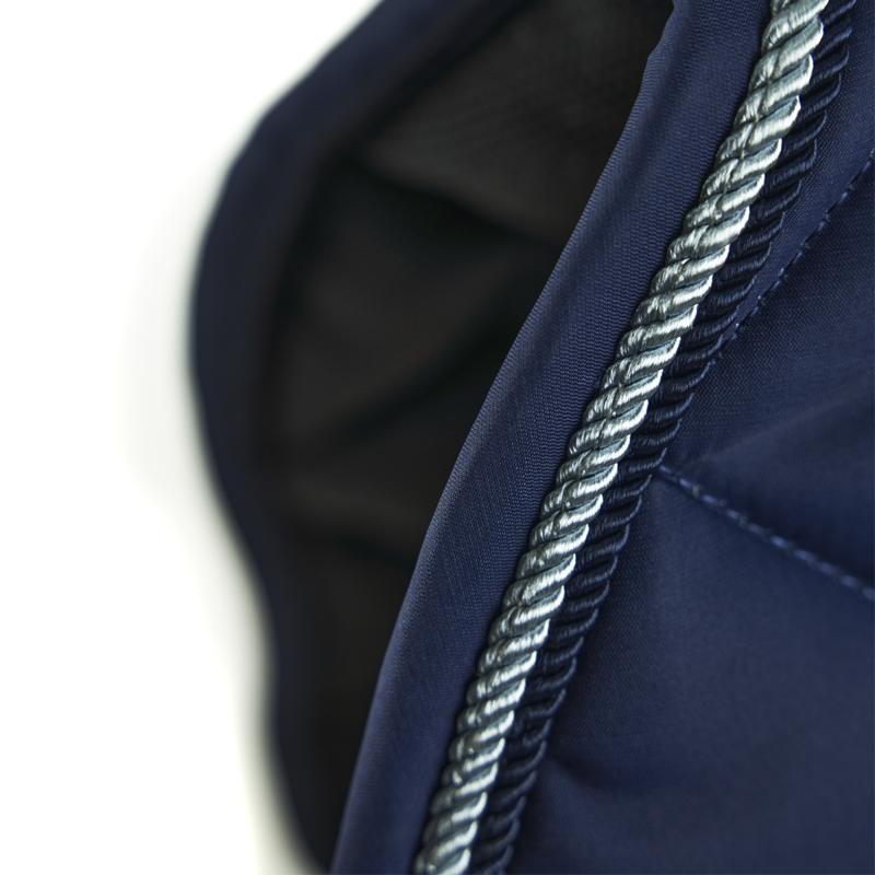 Shires ARMA Classic Dressage Saddlecloth - Navy-1