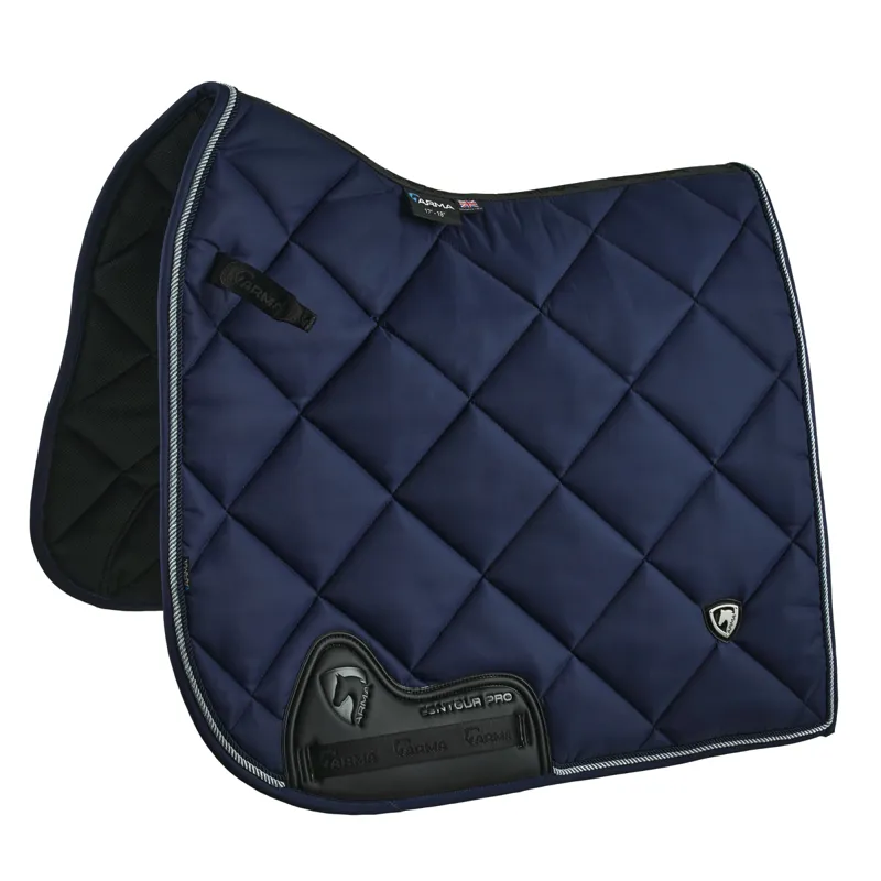 Shires ARMA Classic Dressage Saddlecloth - Navy