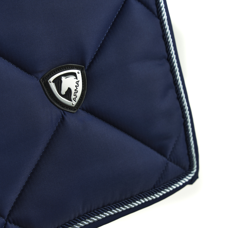 Shires ARMA Classic Dressage Saddlecloth - Navy-4