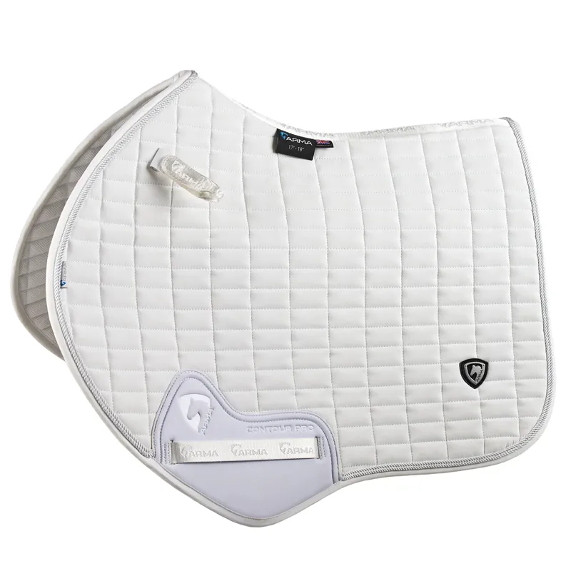 Shires ARMA Classic Jump Saddlecloth - White