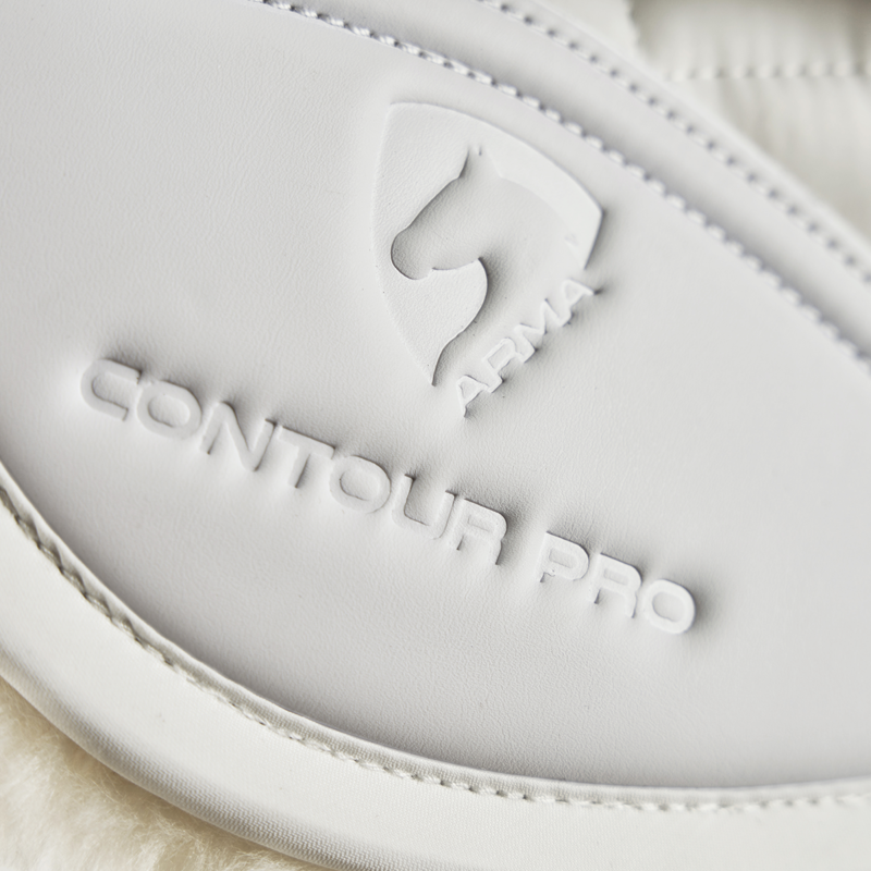 Shires ARMA Classic Half Pad - White-1