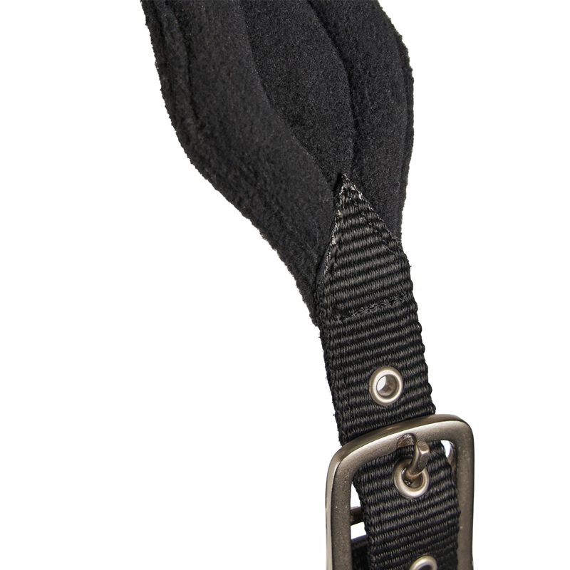 Shires ARMA Comfy Fleece Headcollar and Leadrope - Black-4