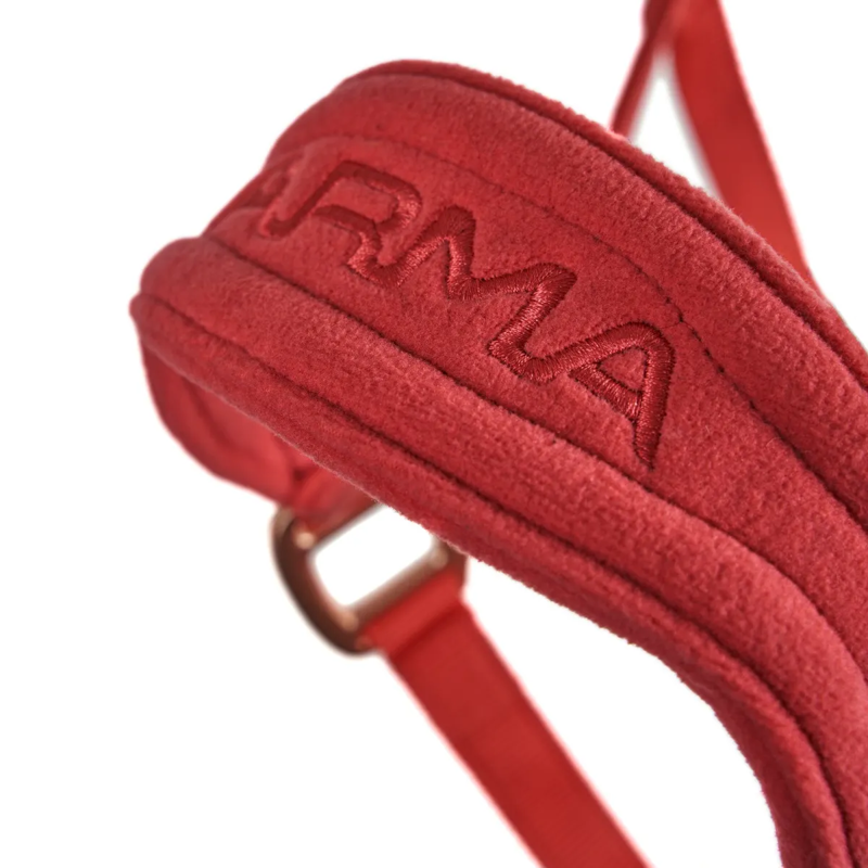 Shires ARMA Comfy Fleece Headcollar and Leadrope - Coral-2