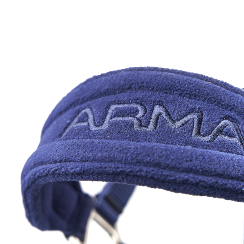 Shires ARMA Comfy Fleece Headcollar and Leadrope - Navy-1