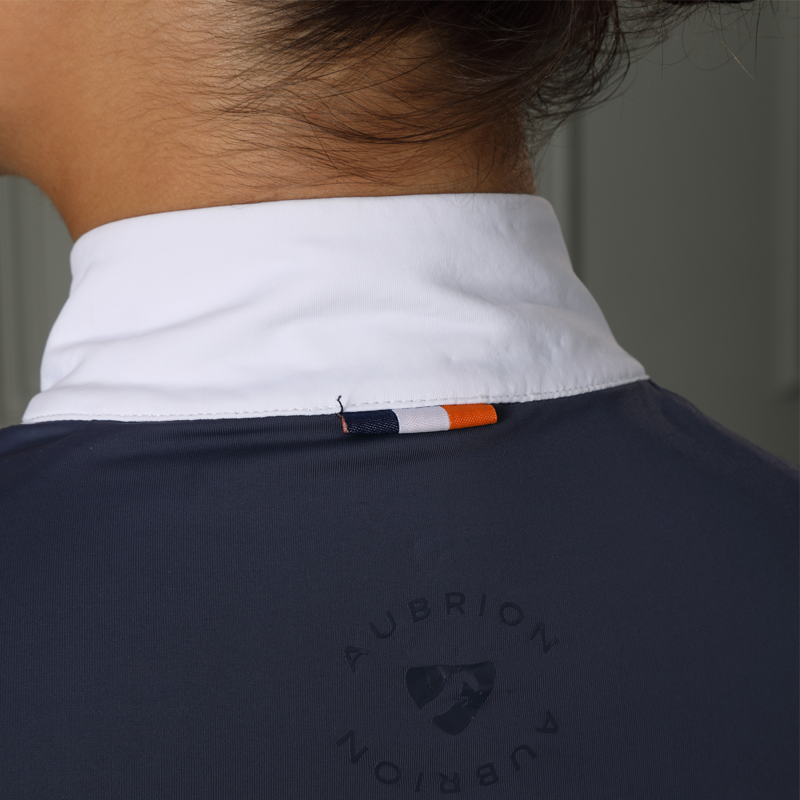 Aubrion Ladies Arcaster Show Shirt - Navy-5