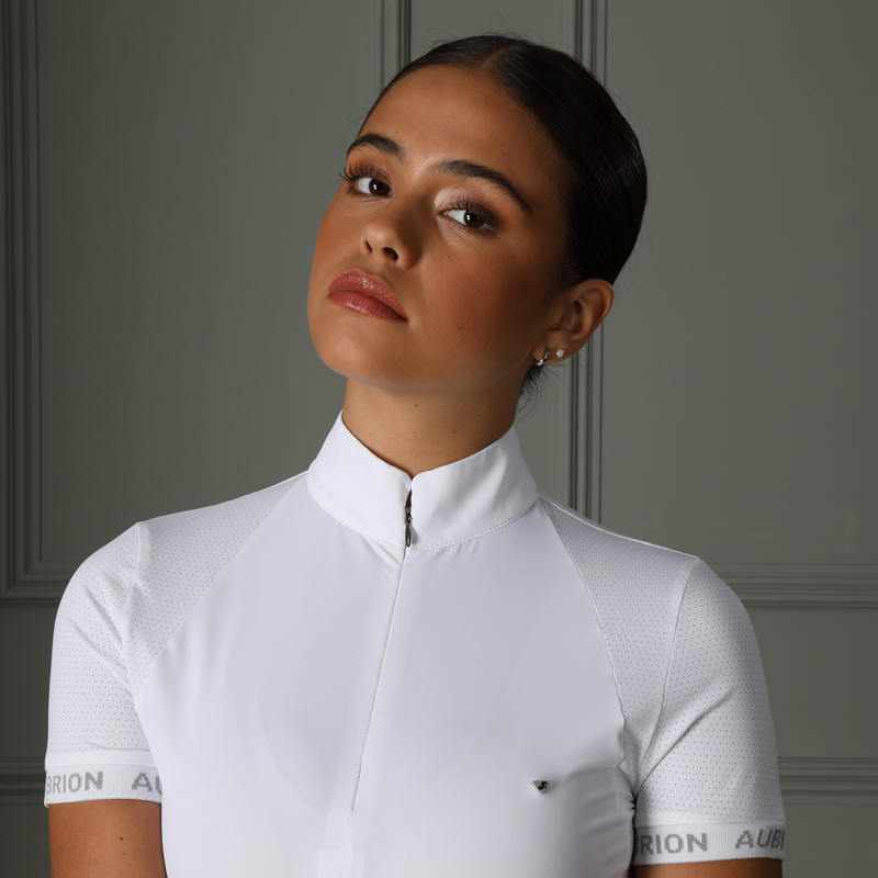 Aubrion Ladies Newbel Show Shirt - White-1