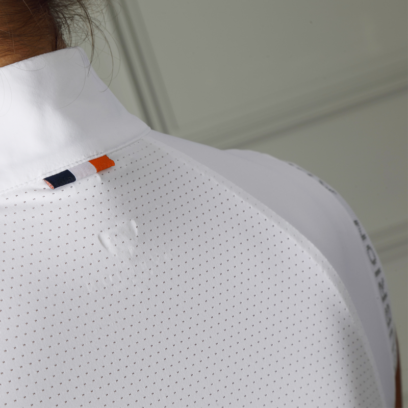 Aubrion Ladies Newbel Sleeveless Show Shirt - White-2