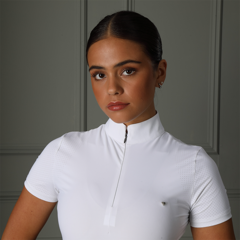 Aubrion Ladies Walston Show Shirt - White-1