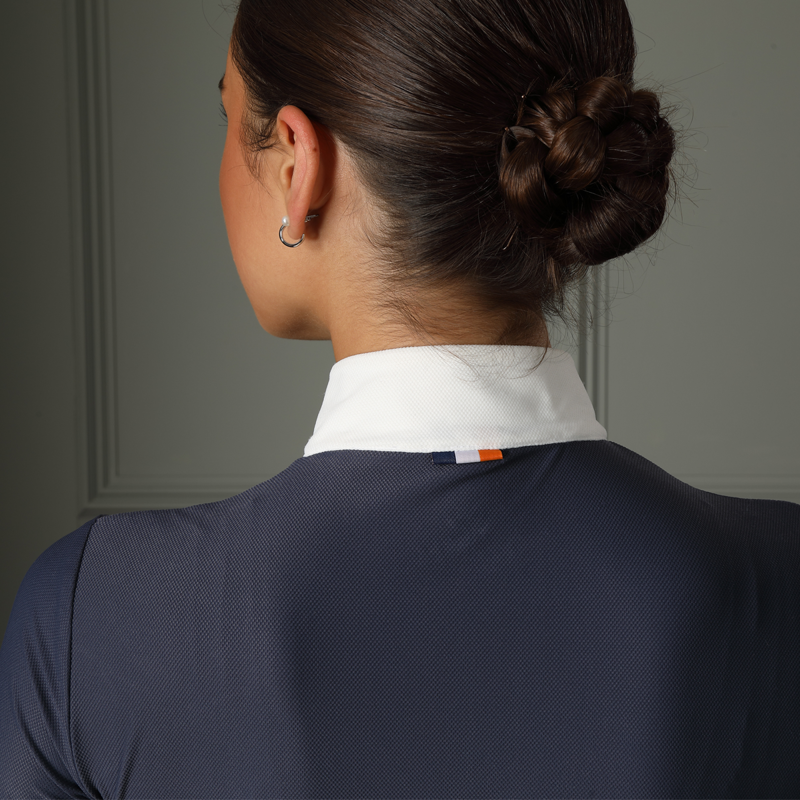 Aubrion Ladies Attley Show Shirt - Navy-4