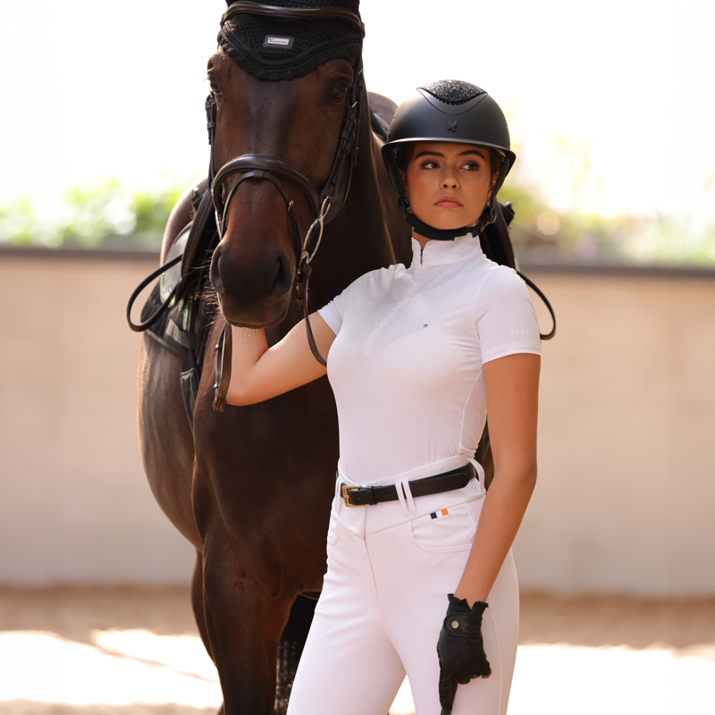 Aubrion Ladies Radley Show Shirt - White-3