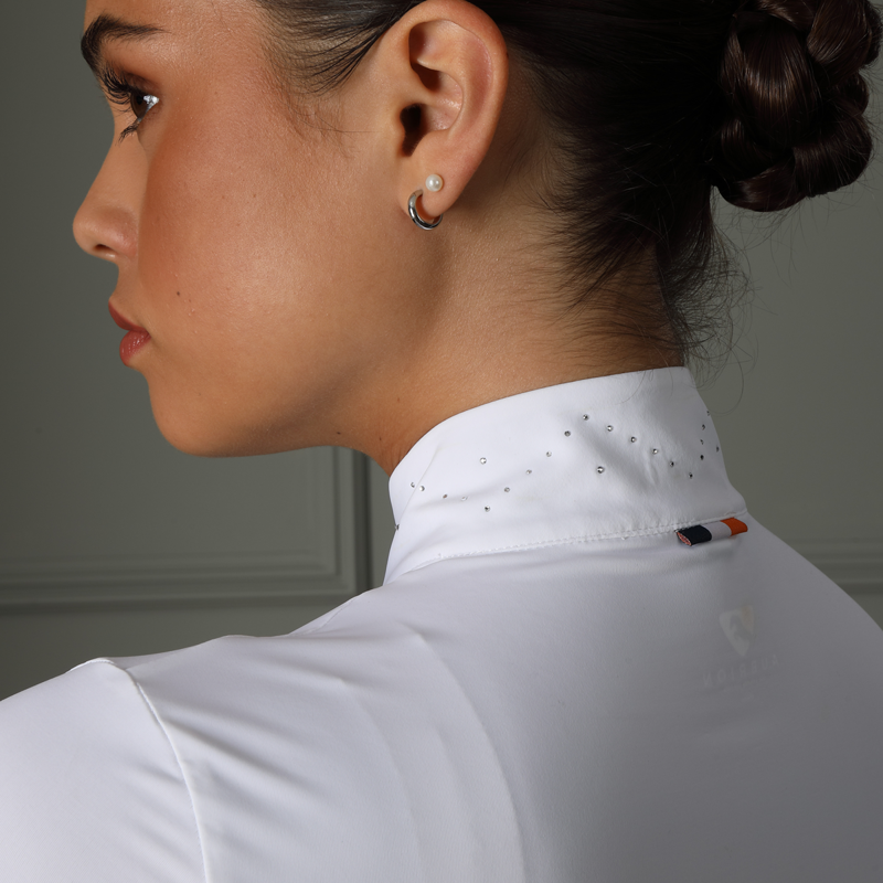 Aubrion Ladies Radley Show Shirt - White-7