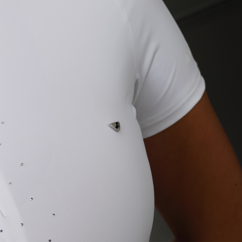 Aubrion Young Rider Radley Show Shirt - White-2