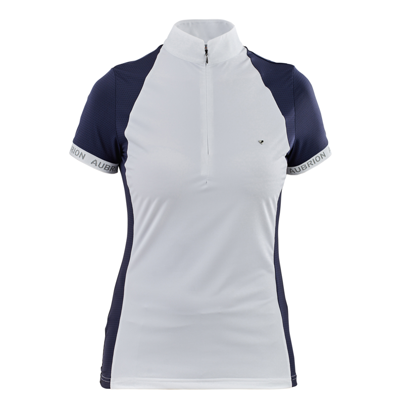 Aubrion Young Rider Newbel Show Shirt - Navy