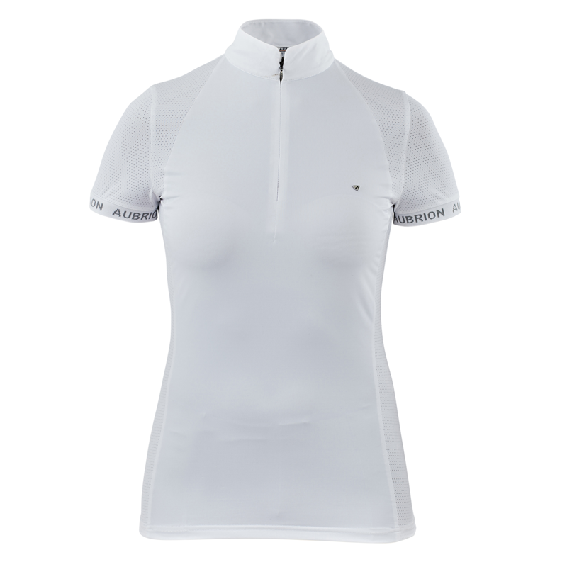 Aubrion Young Rider Newbel Show Shirt - White