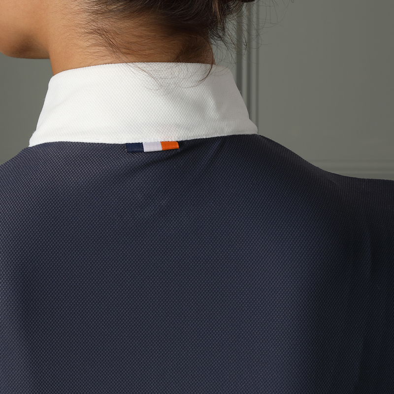 Aubrion Young Rider Attley Show Shirt - Navy-1