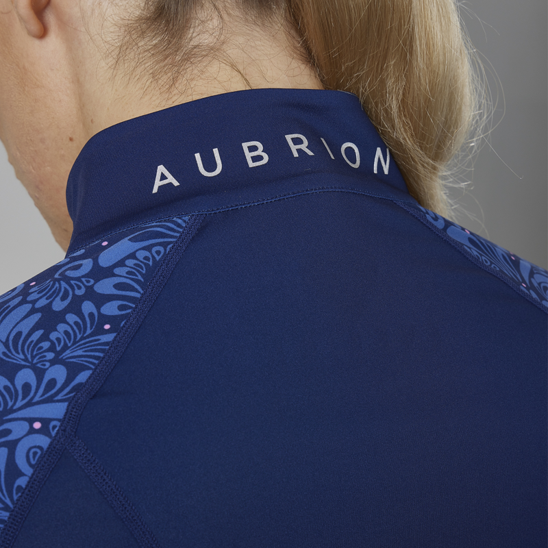 Aubrion Hyde Park Base Layer - Navy Paisley-8