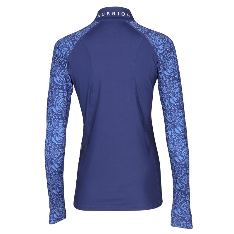 Aubrion Hyde Park Base Layer - Navy Paisley-3