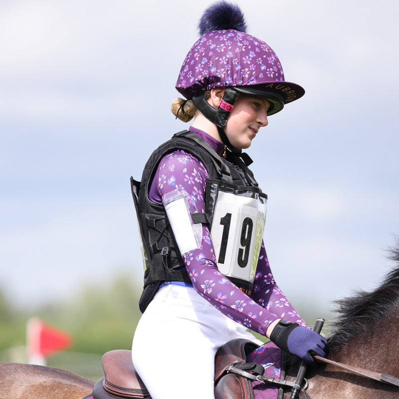 Aubrion Young Rider Hyde Park Base Layer - Flower-2