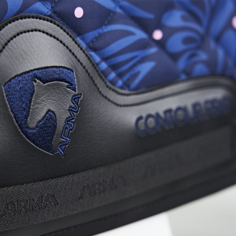 Shires ARMA Hyde Park Saddlecloth - Navy Paisley-1