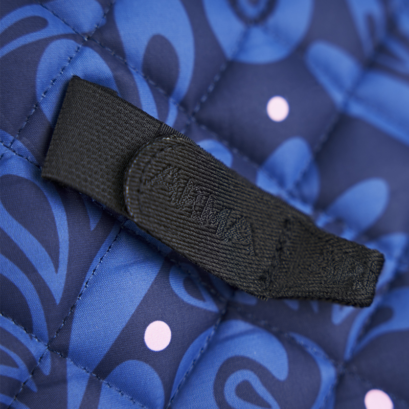 Shires ARMA Hyde Park Saddlecloth - Navy Paisley-2