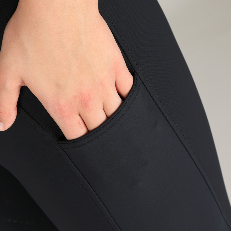 Aubrion Ladies Optima Sport Riding Tights - Black-4