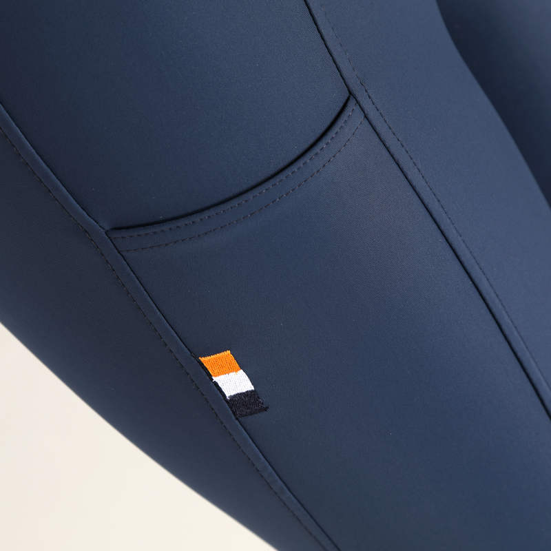 Aubrion Ladies Optima Sport Riding Tights - Navy-6