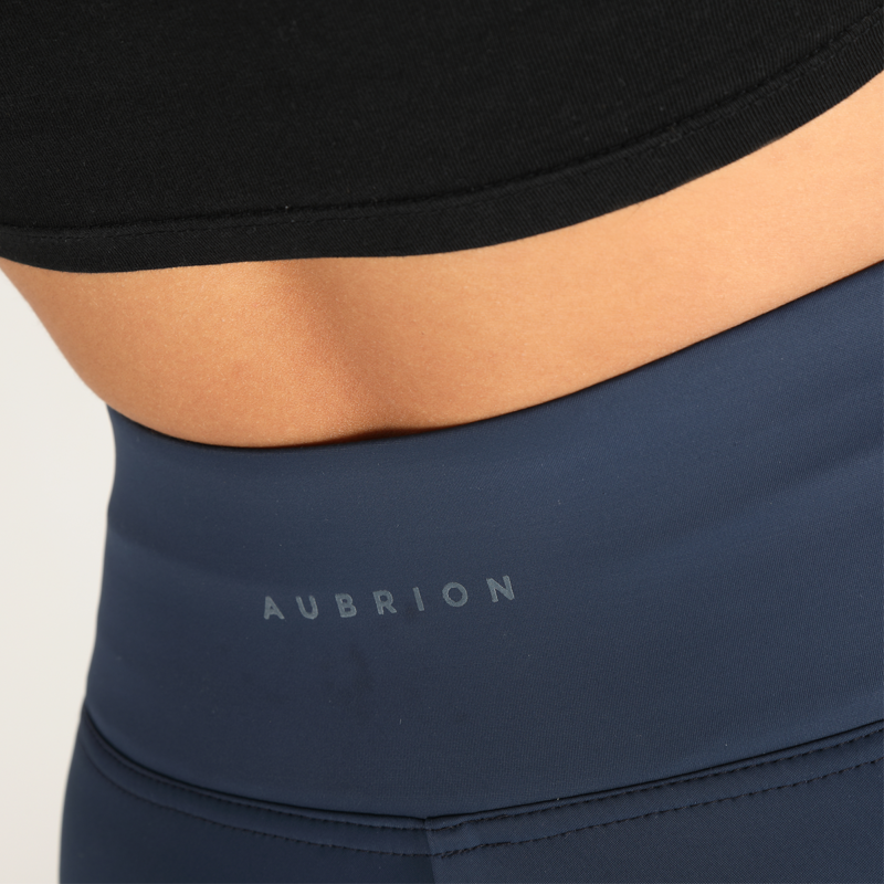 Aubrion Ladies Optima Sport Riding Tights - Navy-4