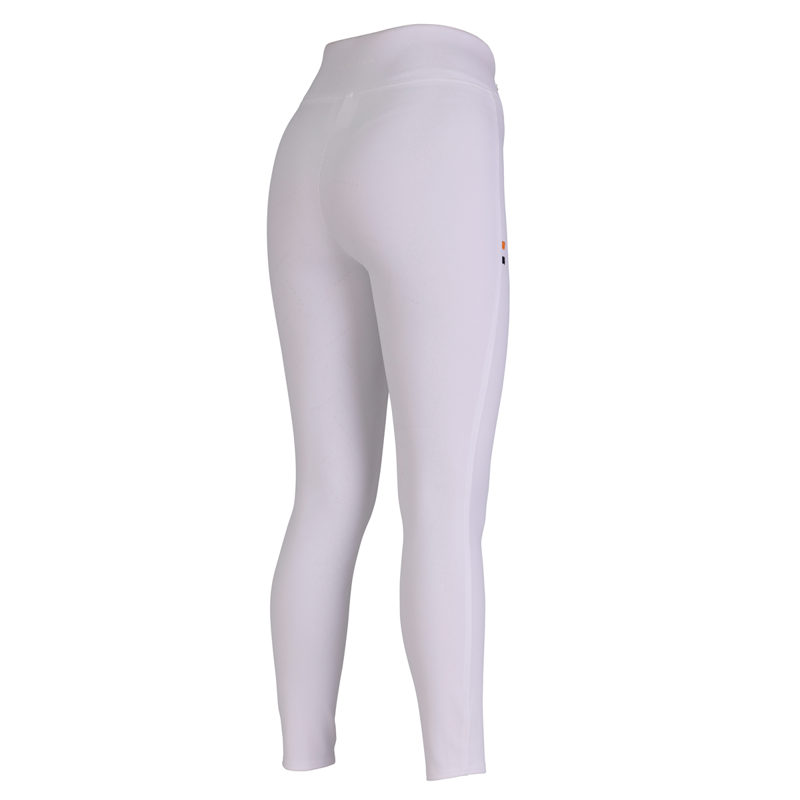Aubrion Ladies Optima Sport Riding Tights - White-1