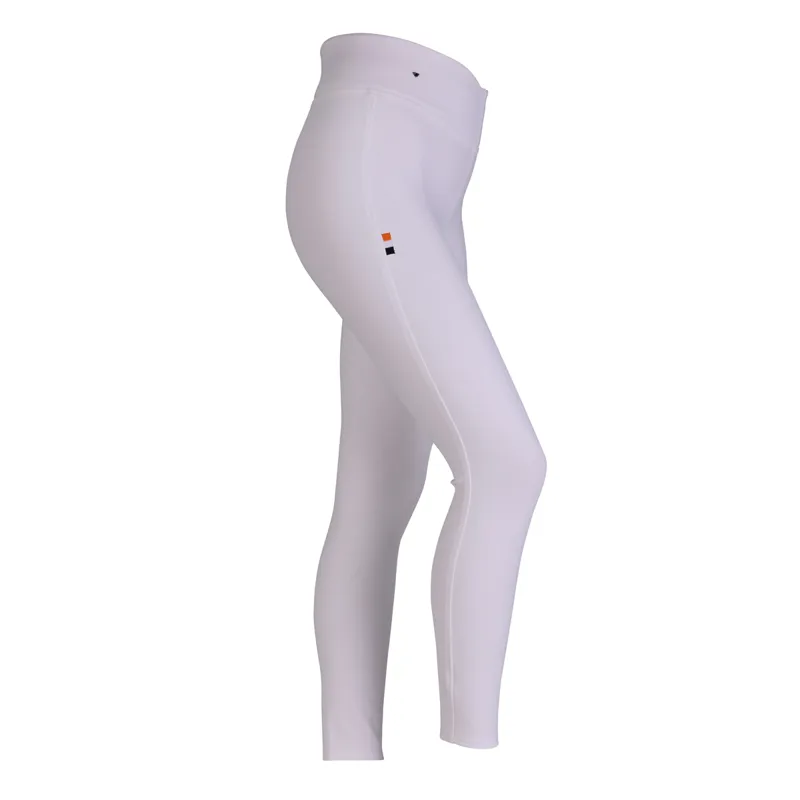 Aubrion Ladies Optima Sport Riding Tights - White