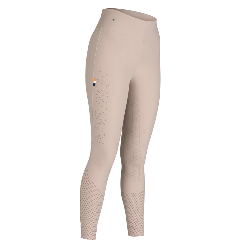 Aubrion Ladies Optima Air Riding Tights - Beige-2