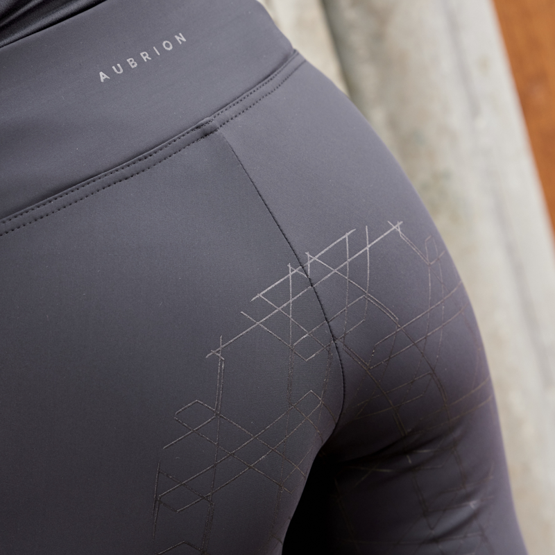 Aubrion Ladies Optima Air Riding Tights - Black-5
