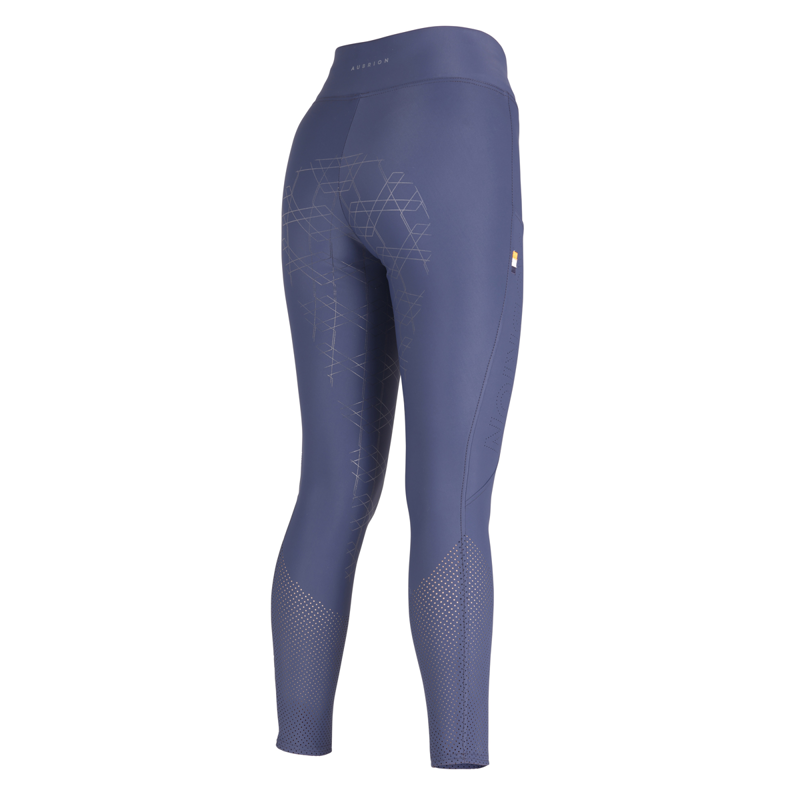 Aubrion Ladies Optima Air Riding Tights - Navy-2