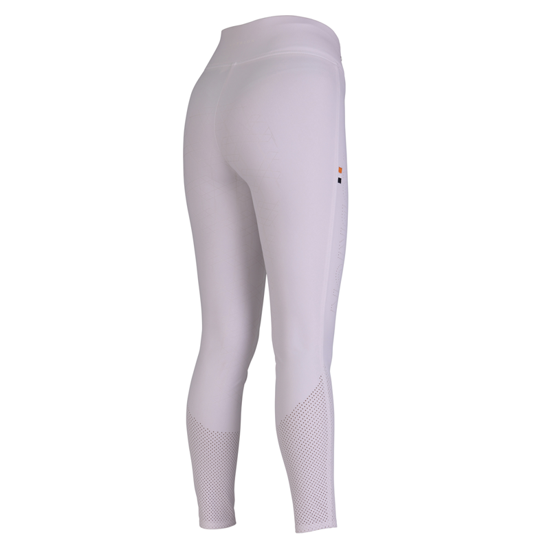 Aubrion Ladies Optima Air Riding Tights - White-2