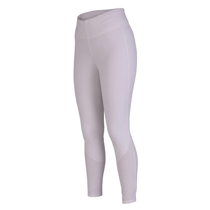 Aubrion Ladies Optima Air Riding Tights - White-1