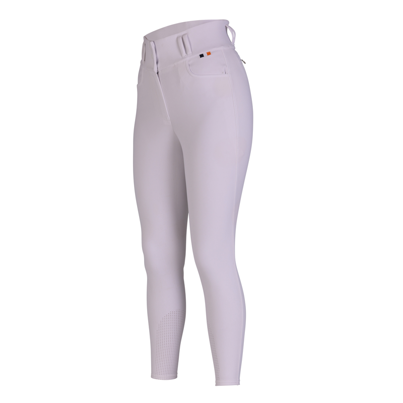 Aubrion Ladies Optima Pro Breeches - White-1