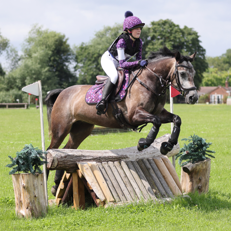 Aubrion Young Rider Hyde Park Hat Cover - Flower-3