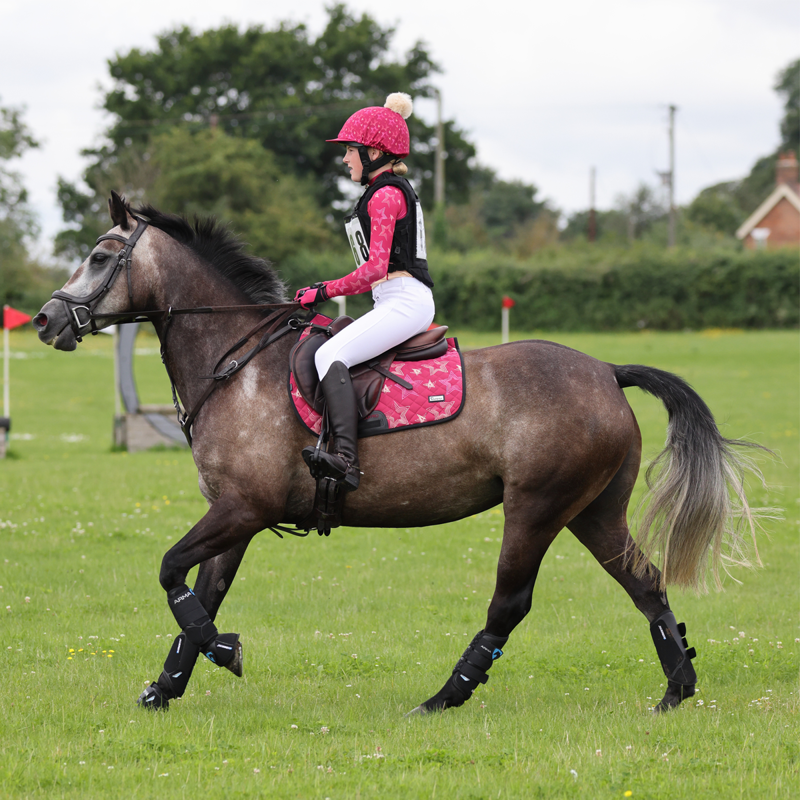 Aubrion Young Rider Hyde Park Hat Cover - Star-3
