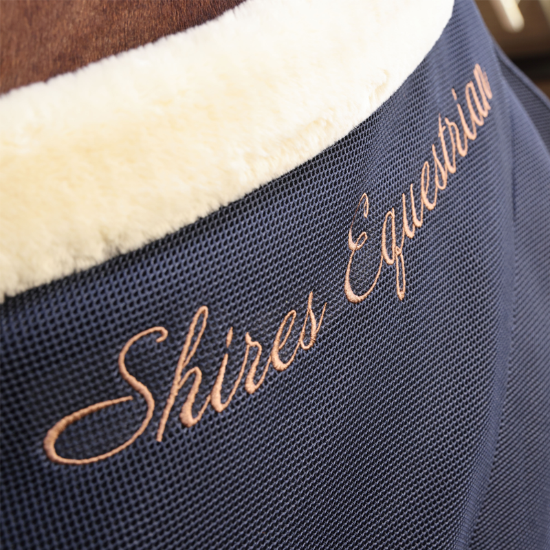 Shires Deluxe Air Motion Cooler Rug - Navy-2