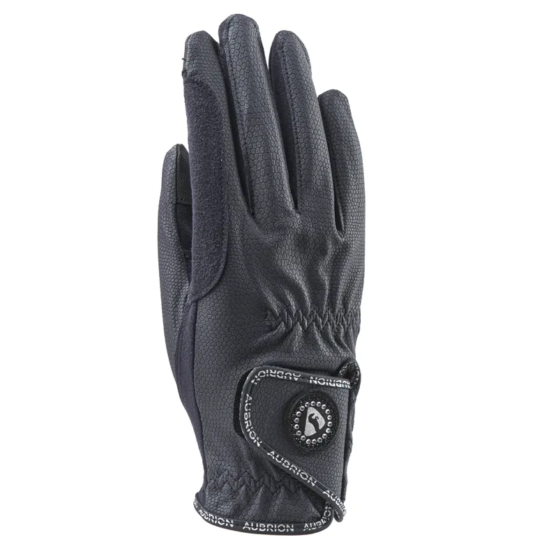Aubrion Aachen Children's FlexFit Riding Gloves - Navy