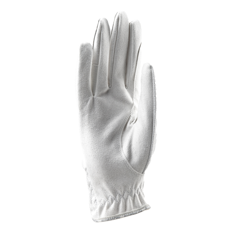 Aubrion Aachen Children's FlexFit Riding Gloves - White-1