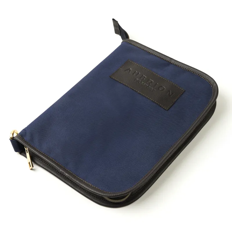 Aubrion Horse Passport Folder - Navy