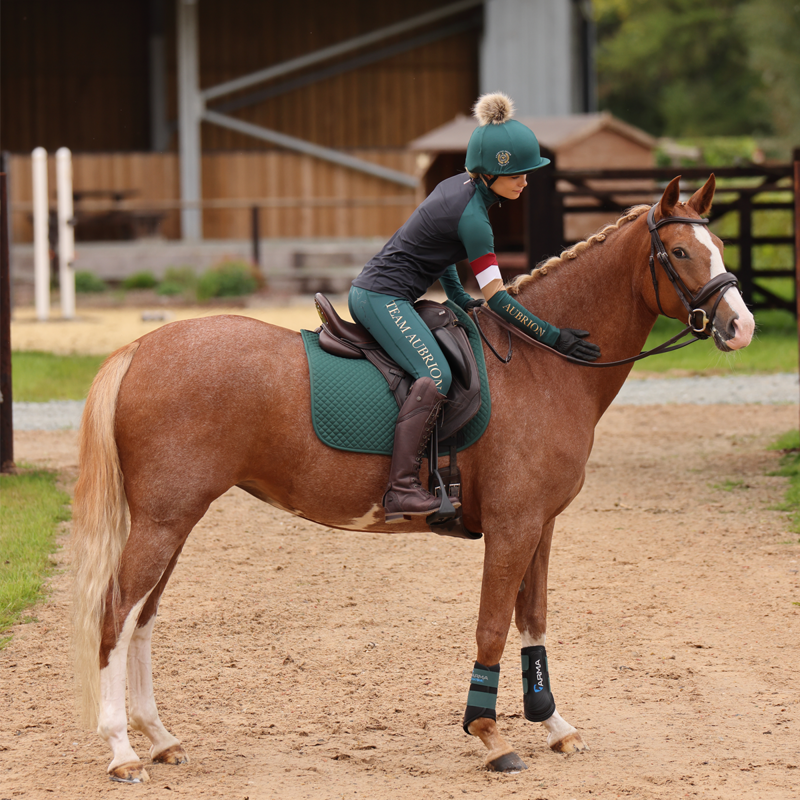 Aubrion Team Hat Silk - Green-4