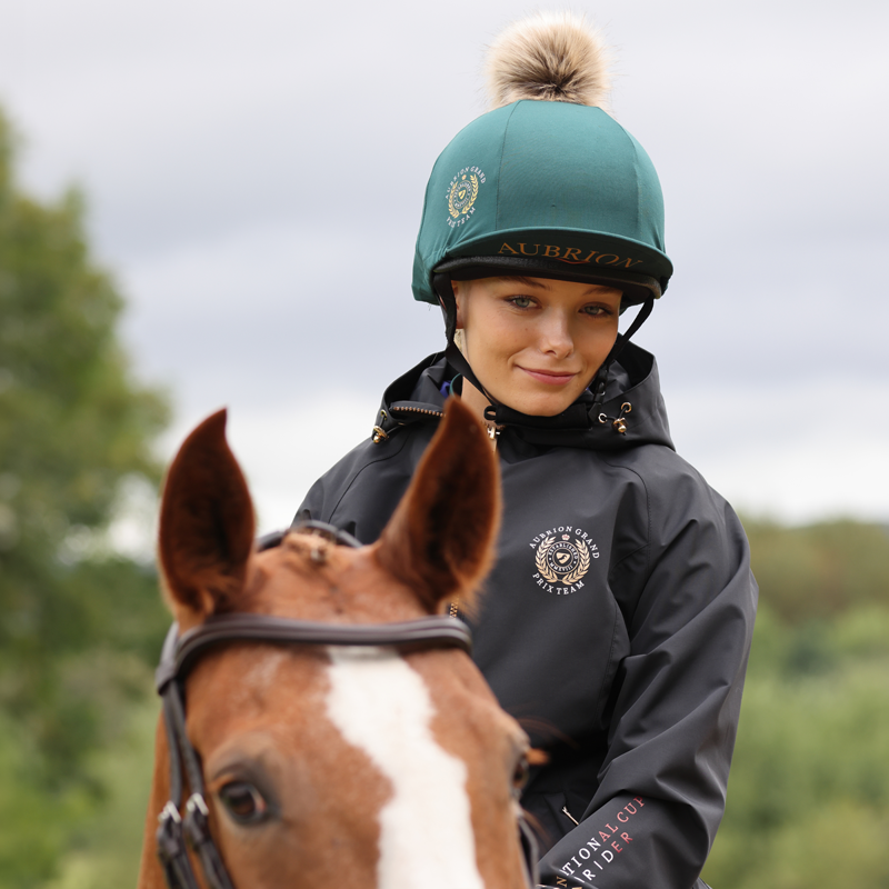 Aubrion Team Hat Silk - Green-1