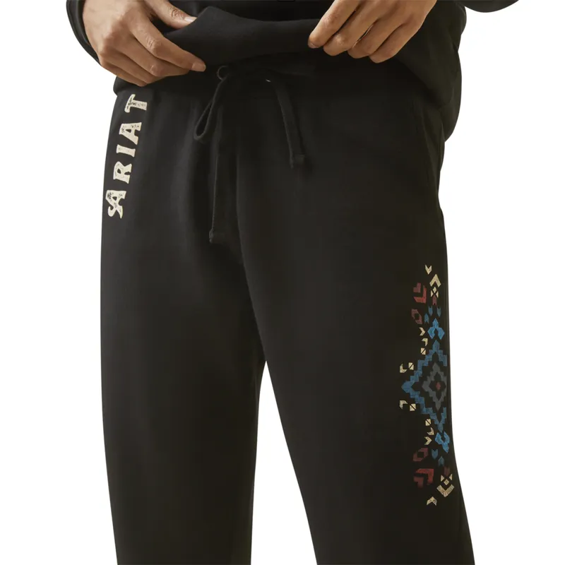 Ariat Women's Real Jogger - Black-2