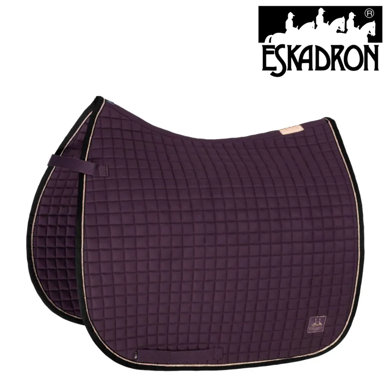 Eskadron Cotton Saddle Cloth Heritage AW20 - Deep Berry