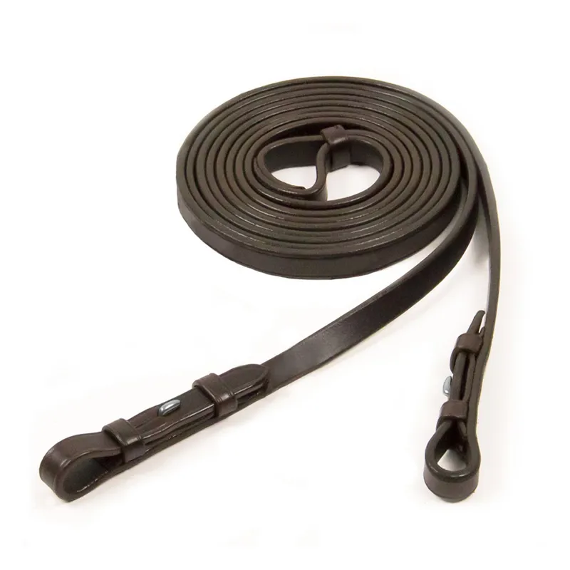 Schockemohle Double Bridle Reins - Antique Brown