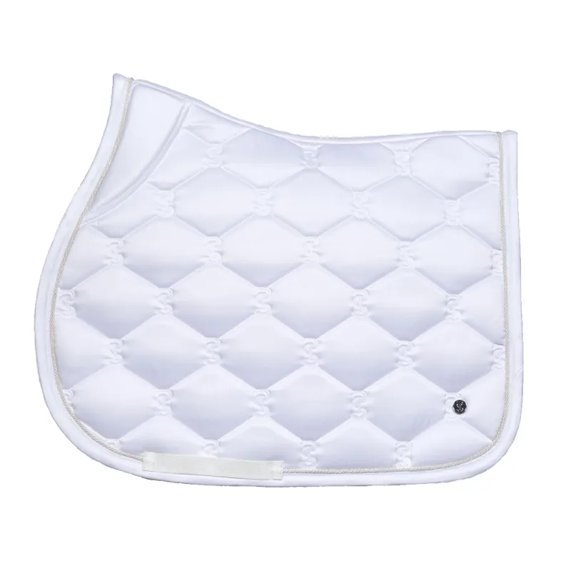 PS Of Sweden Stardust Jump Saddlepad - White - Full